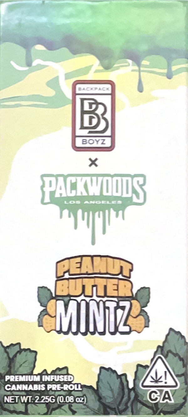 Peanut Butter Mintz 2.25g - Backpack Boyz x Packwoods (Infused)